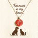 Pet Memorial Ashes Glass Round Necklace