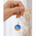 Beach Ashes Round Necklace Resin Beach Ashes Round Necklace Resin