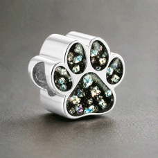 Ash Pawprint Bead Resin