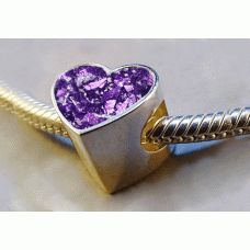 Ash Heart Bead Resin