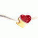 Ash Heart Bead Resin