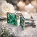 Square Resin Cufflinks Ash