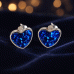 Ashes Earrings Heart Resin
