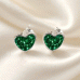 Ashes Earrings Heart Resin