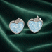 Ashes Earrings Heart Resin
