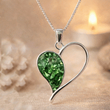 Forever in My Heart Necklace Resin