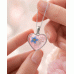 Forget Me Not Heart Necklace Resin