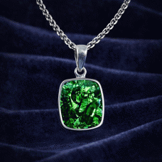 Men's Ash Necklace Rectangle