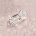 Ashes Double Heart Resin Ring