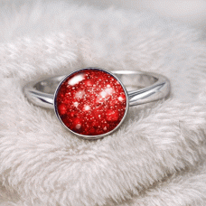 Ashes Chunky Resin Ring