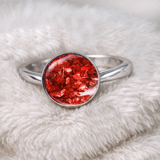 Ashes Chunky Resin Ring