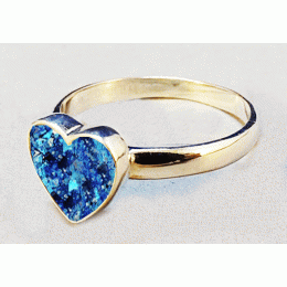 Ashes Heart Resin Ring