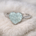 Ashes Heart Resin Ring