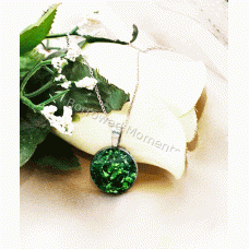 Ashes Round Necklace Resin
