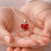 Ashes Heart Necklace Resin Ashes Heart Necklace Resin