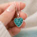 Ashes Heart Necklace Resin Ashes Heart Necklace Resin
