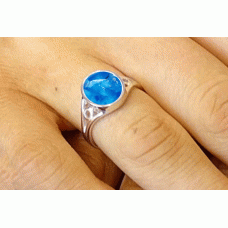 Ashes Glass Cut Out Ring