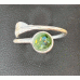 Ashes in Glass Feather Ring