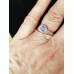 Ashes in Glass Feather Ring