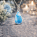 Ashes in Glass Memorial Teardrop Necklace Ashes in Glass Memorial Teardrop Necklace