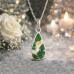 Ashes in Glass Memorial Teardrop Necklace Ashes in Glass Memorial Teardrop Necklace