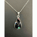 Ashes in Glass Memorial Teardrop Necklace