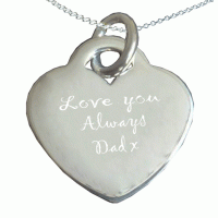 Handwriting Personalised Silver Necklace