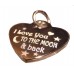 I Love You To the Moon Silver Necklace