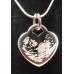 925 Sterling Silver Baby Scan Photo Necklace