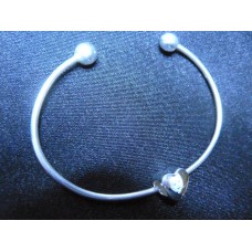 Sterling Silver Photo Bead and Bangle