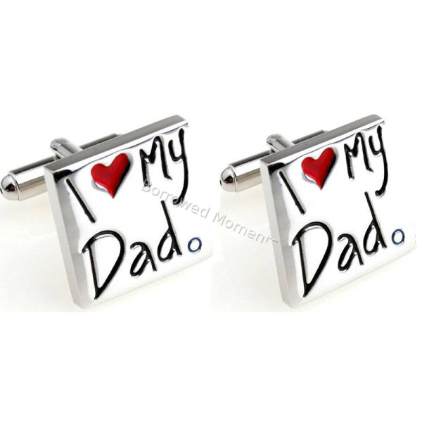 I LOVE MY DAD Cufflinks