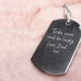 Handwriting Dog Tag Necklace