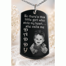 Sentimental Personalised Photo ID Tag Sentimental Personalised Photo ID Tag