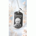 Engraved Photo ID Tag on Chain