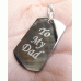Handwriting Dog Tag Necklace