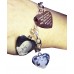 Triple Photo Engraved 925 Silver Charm Bracelet