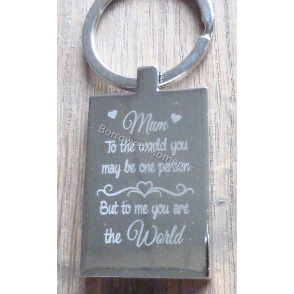 Mum to the World Key Ring Mum to the World Key Ring
