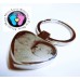 Engraved Photo Key Ring Heart