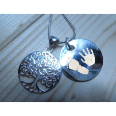 Family Tree and Prints Necklace