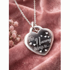 Silver This Nanny belongs to Necklace