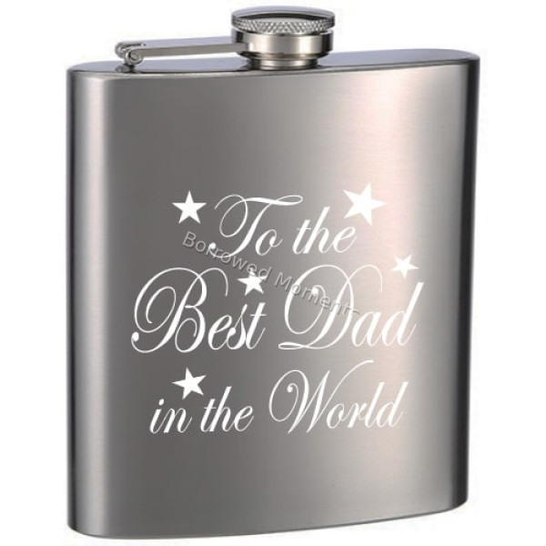 Engraved Stainless Steel Hip Flask Engraved Stainless Steel Hip Flask