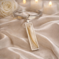 Hair Keyring Resin