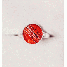 Hair Round Resin Ring