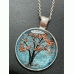 Hair Tree Round Necklace