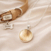 Pet Fur Memorial Round Necklace Pet Fur Memorial Round Necklace