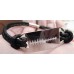 Sound wave Tribal Unisex Black Leather Bracelet