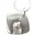 FINE SILVER Fingertip Charm on Silver Necklace