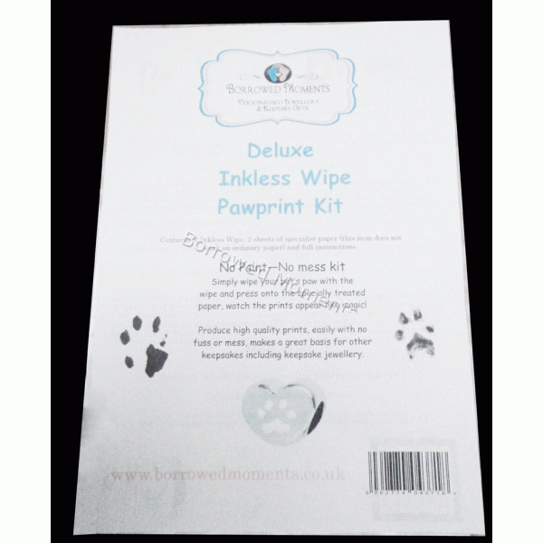 Basic Inkless Wipe Pawprint Kit Mess Free Prints Basic Inkless Wipe Pawprint Kit Mess Free Prints